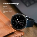 Amazfit Active 2 Round NFC 44mm Black Leather