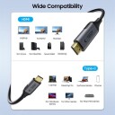 Tech-Protect Ultraboost USB-C til HDMI 4K 60Hz 180 cm Svart