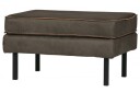 BePureHome Rodeo Puff 84x54 m. skinn - Army   Unoliving