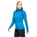 Bergans Rabot Merino Tech Midlayer Hoodie Dame Dark Aqua Lagoon XL