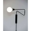 House Doctor Swing vegglampe 35 - Svart