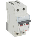 Legrand 5 stk TX³ MCB automatsikring D1 2P 1M 6kA