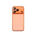 AmazingThing AR Safir Kameralinseglass for iPhone 17 Pro/Pro Max med Oransje Ramme