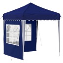 vidaXL Pop-up Festtelt 195 x 195 x 245 cm Blå Oxford Stoff