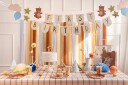 Partydeco First Birthday Banner Bjørner 2.55 m GRL119