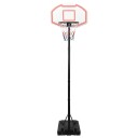 Basketballstativ hvit 282 352 cm polyeten
