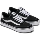 Vans Brooklyn Ls Black/White 44 Us 10.5 Sneakers
