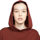 Nike Yoga Luxe Cropped Hettegenser Dame Brun L