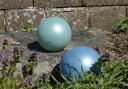 Magni Balls plastic 2 in net green and blue 15cm 3042