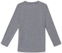 Hyperfied Jersey Logo Long Sleeve Top Grey Melange 110-116