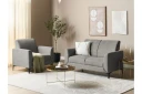 Chet Sofa 2 seter   Grå/Svart