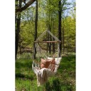 Venture Design Tapaz hengestol Hvit/natur Hvit