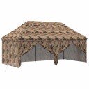 vidaXL Pop up Gazebo med 4 Sidevegger 3 x 6 m Skog camo