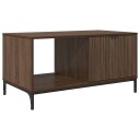 vidaXL Kaffebord brun eik 90 x 49 x 46 cm Konstruert tre
