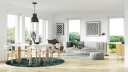 Runde tepper   Cosy mørk grønn Størrelse: Ø 120 cm