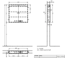 VILLEROY & BOCH MY VIEW IN SPEILSKAP TIL INNBYGGING MED LYS 80 X 74 CM