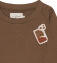 Monsieur Mini Collegegenser   Quiltet   Chocolate   Monsieur Mini   9 12 md   Collegegenser   Brun   74 80