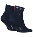 Tommy Hilfiger Sokker 2 pack Kvartal Navy 43/46 Sokker Blå 43 46