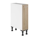 Alterna Vaskerom: Benkeskap B20-60xd60xh72cm M/uttrekk Eik / 20cm