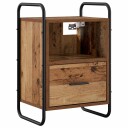 vidaXL Hengende Sengestativ 2 stk. Gammelt tre 40 x 30 x 60 cm