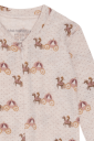 Hust & Claire Mocel Caret ull/tencel heldress til barn   wheat melange (56)   56