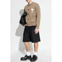 Ami Paris Herre Strikkevarer Beige 3XL,