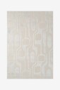 &Home   Teppe Pansy Retro   Hvit