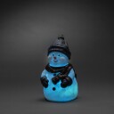 Konstsmide Snowman Dekorativ lysfigur Flerfarget Plast Universal IP44 Svart