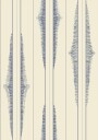 Boho ikat stripes blue shades pattern Plakat Plakat / 30x40cm