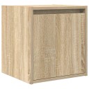  Veggmontert nattbord sonoma eik 38x34x40 cm