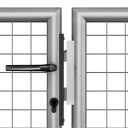 vidaXL Hageport galvanisert stål 306x250 cm sølv