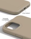 Ideal Of Sweden Silicone MagSafe Case Beige (IDSICMS-I2367-128)