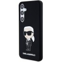 Karl Lagerfeld S24+ Ikonik Hardcase Silikon Etui Svart