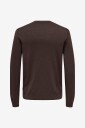 ONLY & SONS   Genser onsWyler Life LS Crew Knit   Brun