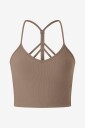 Aim'n - Sports-BH Ribbed Performance Bralette - Brun