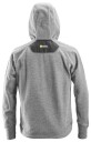 Snickers Workwear 8041 FlexiWork Hettegenser fleece grå Grå Klær