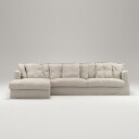 Decotique Le Grand Air 3 seter Sofa Divan Venstre Hjørnesofaer & Divansofaer Lin Natural Blonde 300822 227828 227829
