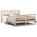  Sengeramme med hodegavl 160x200 cm heltre furu