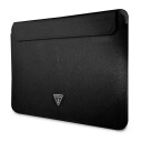 Guess Saffiano Triangle Logo 14" Laptopveske - Svart