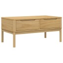  Salongbord FLORO voksbrun 99x55,5x45 cm heltre furu 374017