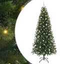  Kunstig juletre med 300 LED med stativ grønn 240 cm PE og PVC