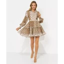 Ixiah, Dame, Kjoler, Beige, XS,