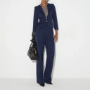 Elisabetta Franchi Dame Bukser Blå XS,