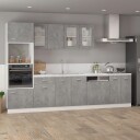 vidaXL Hengende skap betonggr? 39,5x31x60 cm sponplate