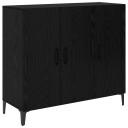  Serviesskap Svart eik 34 x 90 x 80 cm Konstruert tre