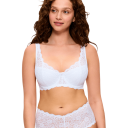Triumph BH Amourette Wired Bra With Lace Hvit C 90 Dame