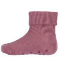 Minymo Baby Rib Sock W. Abs (2-Pack) - Pink - 23\26