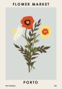 Flower Market Porto Plakat Plakat / 30x40cm