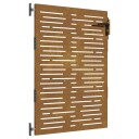 vidaXL Hageport 85x125 cm cortenstål firkantet design