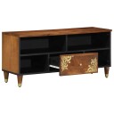  TV skap Honning brun 100 x 33 x 46 cm Massiv mango tre